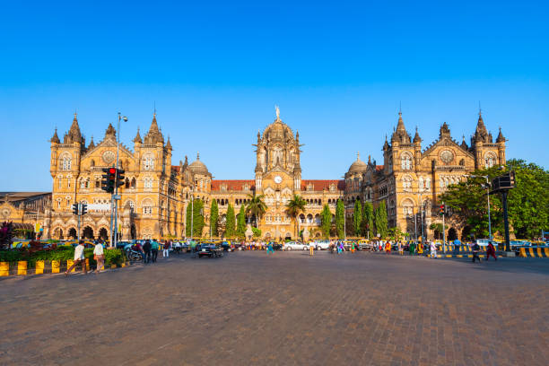 istock Chhatrapati Shivaji Terminus in Mumbai, India 1334792855