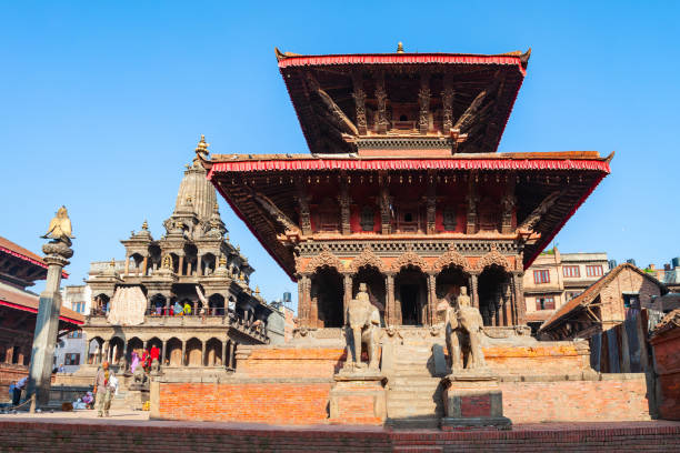 istock Hindu Temple at Patan Durbar Square 1334792924