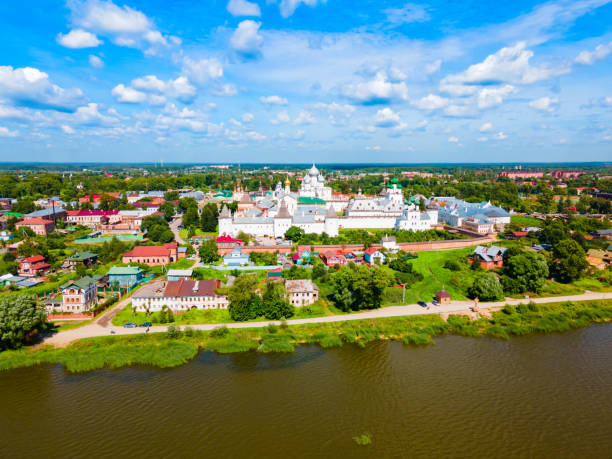 istock Rostov Kremlin aerial panoramic view, Russia 1334795243