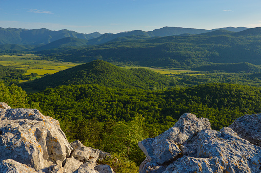 Krcmar is mountain peak raising over Smiljan village near Gospic. From the top there is a beautiful view on Lika region and Velebit mountain