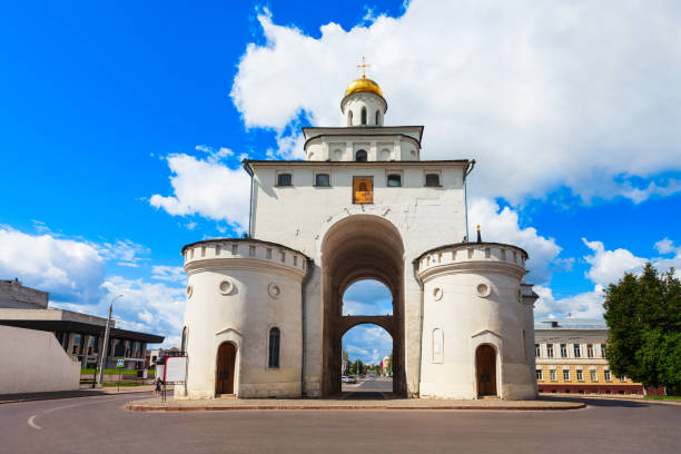 zolotye vorota lub golden gate, vladimir - vladimir zdjęcia i obrazy z banku zdjęć