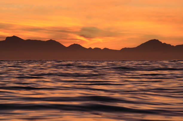 False Bay at sunrise, South Africa