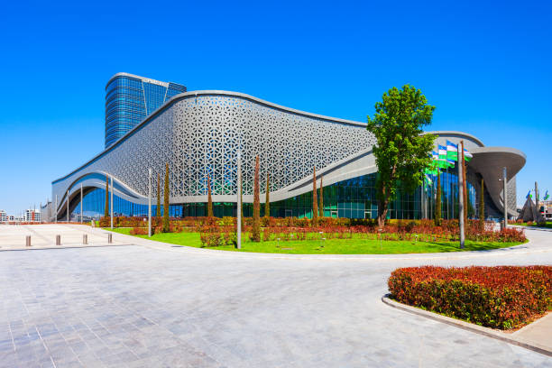 Tashkent City International Congress Centre, Uzbekistan Tashkent, Uzbekistan - April 11, 2021: Tashkent City International Congress Centre in Tashkent city, Uzbekistan tashkent stock pictures, royalty-free photos & images