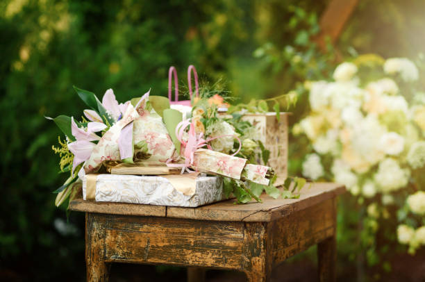 istock Gifts at wedding / birthday party 1334802982