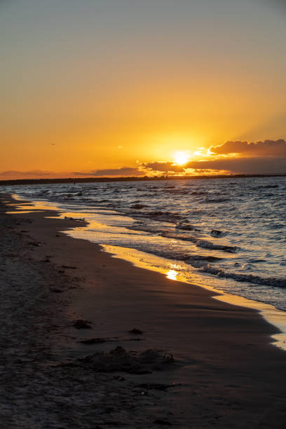 istock Beauty sunset view from beach 1334805308