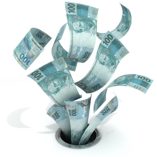 istock Brazilian money falling finance crisis 1334805342