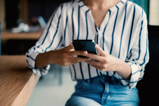 istock A businesswoman completes KYC using an online banking program in order to open a digital savings account. The definition of cyber security. 1334808715