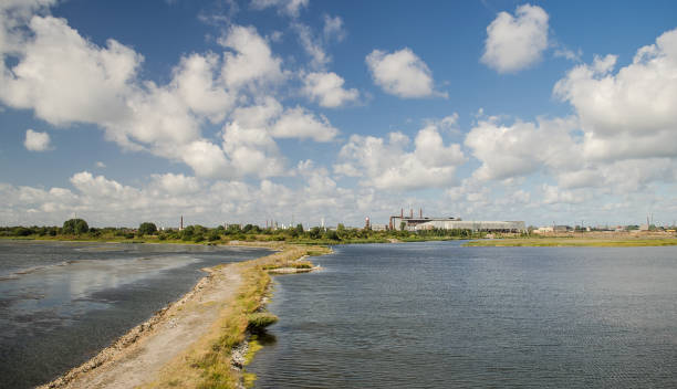 istock Artificial sand path in Lake Liepaja, Latvia 1334812364