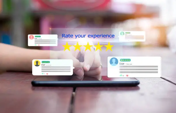 Photo of customer experience,review concept