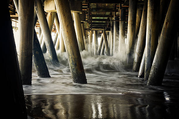 Santa Monica Pier From Below