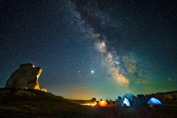 istock tent in the night camping 1334820316