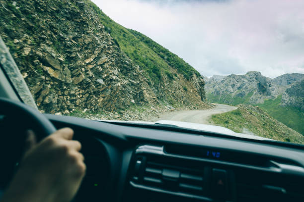 istock Driving off road car in the nature 1334823043