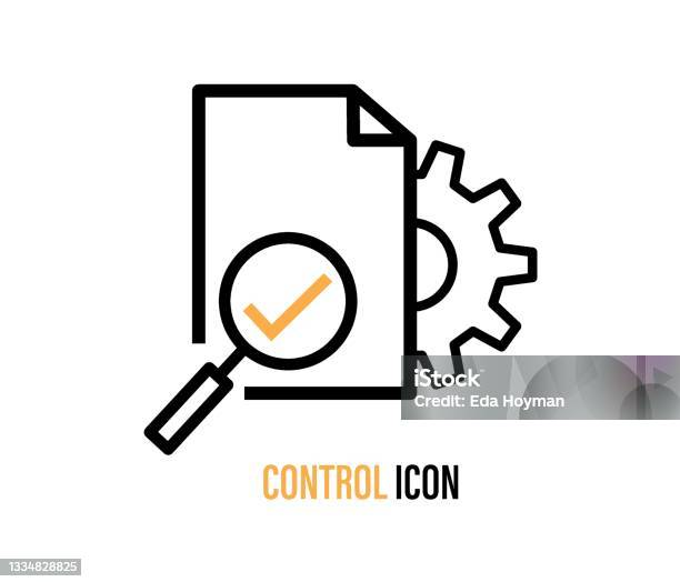 Problem Analysis Vector Symbol Problem Analysis Concept Gear And Magnifying Glass Symbol Editable ...