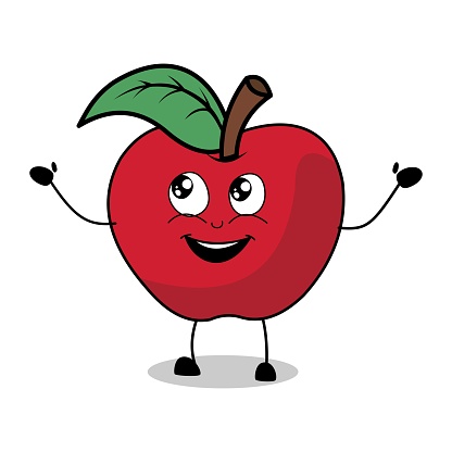 Ilustración de Icono De Ilustración De Manzana Roja Con Expresión Feliz La Manzana Tiene Manos Y Pies y más Vectores Libres de Derechos de Alegre - iStock Ilustración de Icono De Ilustración De Manzana Roja Con Expresión Feliz La Manzana Tiene Manos Y Pies y más Vectores Libres de Derechos de Alegre - iStock