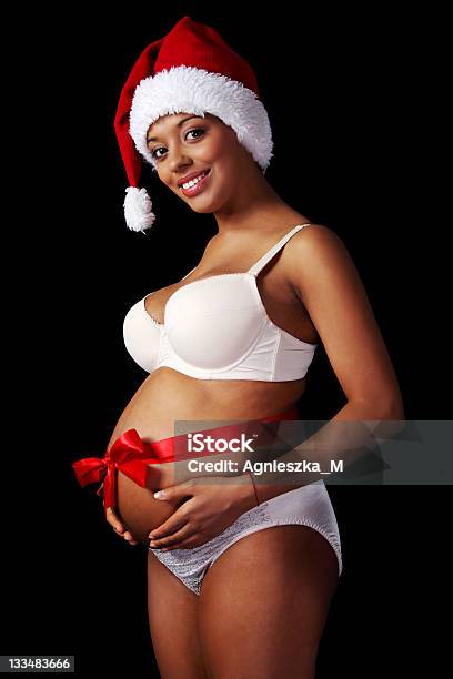 Christmas Gift Stock Photo - Download Image Now - Abdomen, Adult, Adults Only