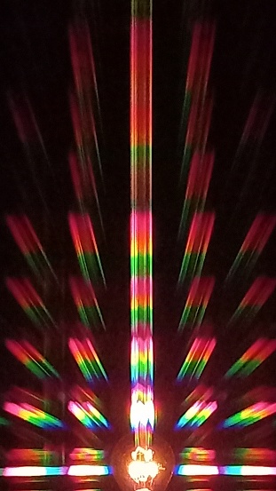 Incandescent Lamp In Diffraction Light Diffraction Images Prism Light ...