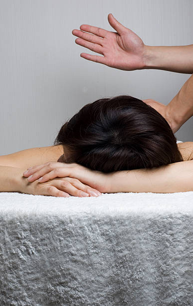 massage stock photo