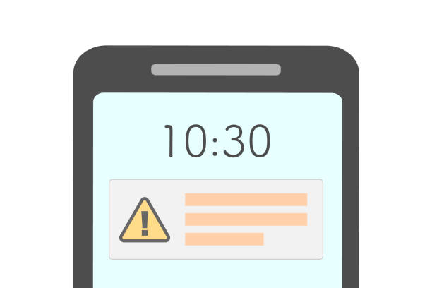 ภาพประกอบสต็อกที่เกี่ยวกับ “สมาร์ทโฟนได้รับการแจ้งเตือน - extreme weather”