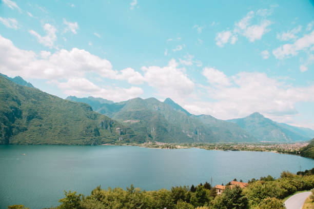 istock natural landscape with green mountain peaks in summer 1334841227