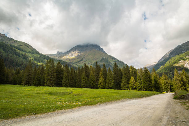 istock natural landscape with green mountain peaks in summer 1334841540