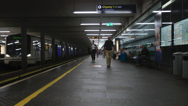 Timelapse of the subway in Oslo, Norway