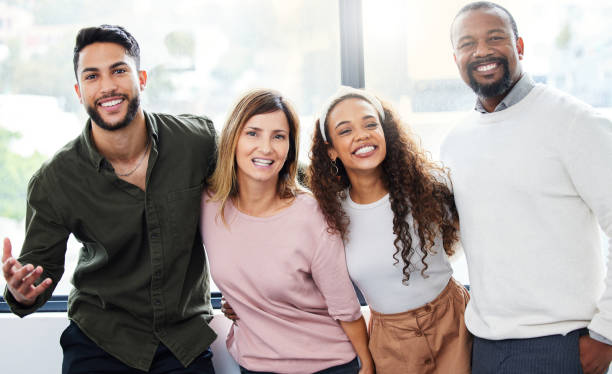 istock Shot of a group colleagues together 1334850204