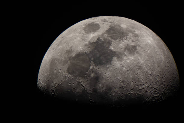istock closeup of moon from telescope 1334851813