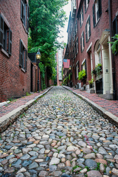 istock Boston typical houses in Beacon Hill area 1334866476