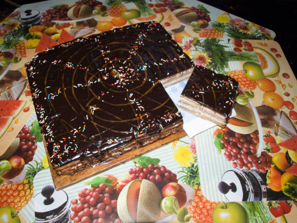 istock A piece of chocolate cake. 1334866691