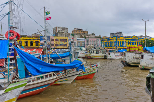 Belem Port view, Amazon Basin, Brazil, South America