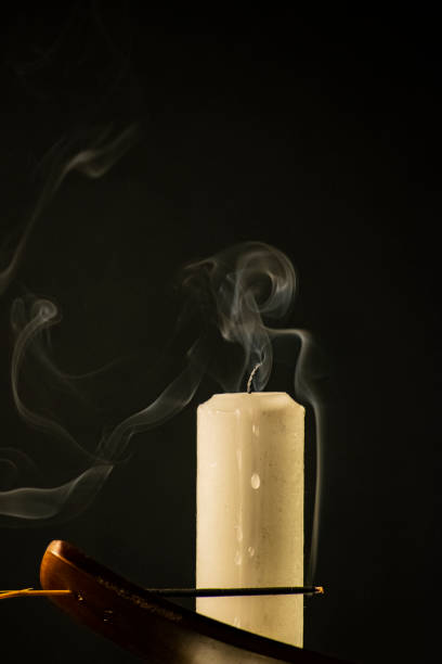 istock The Candle and The Incense 1334872776
