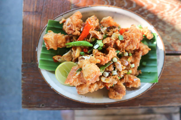istock deep fried pork , fried pork or stir fried pork 1334883022