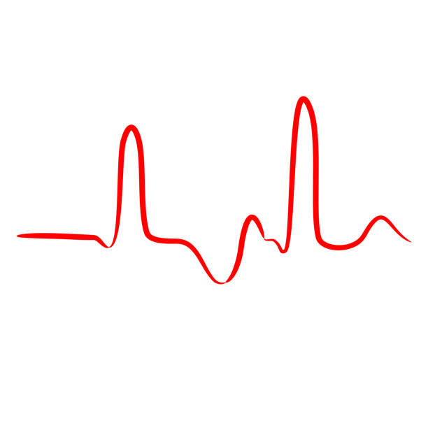 istock Cardiogram, wrong sinusoid from futuristic polygonal red lines for banner, poster, greeting card. Vector illustration. 1334886340