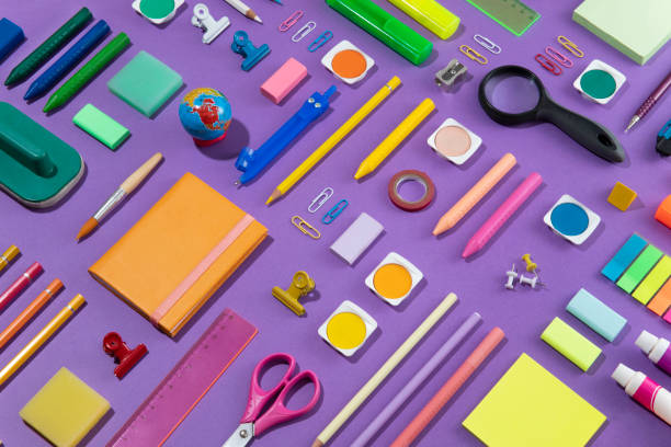 istock Back to School Knolling with School Supplies 1334887648