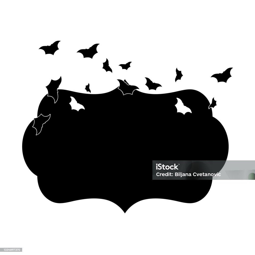 Frame Vector Bat Bats Frame Stock Illustration - Download Image Now - Animal, Animal ...