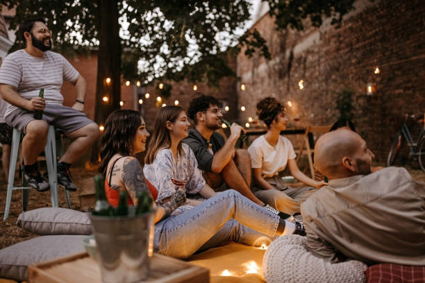 istock Movie night with friends 1334902335