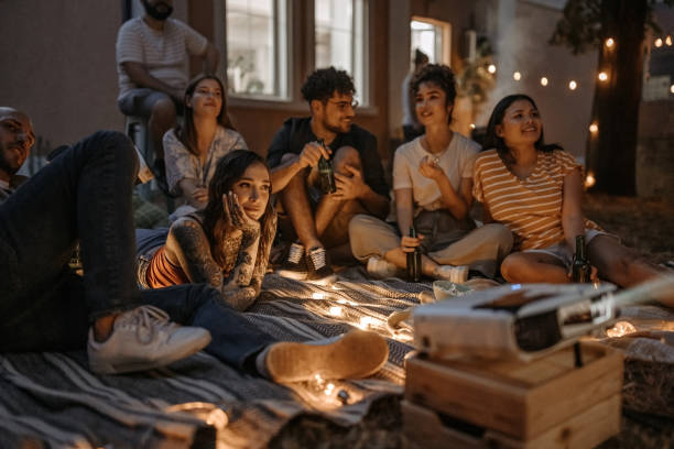 istock Movie night with friends 1334902531