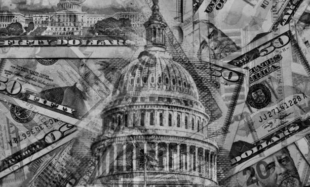 política e política americana - dinheiro - money to burn - fotografias e filmes do acervo