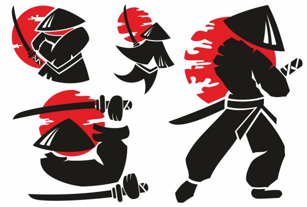 348 Cartoon Of The Traditional Samurai Tattoo Illustrations & Clip Art -  iStock