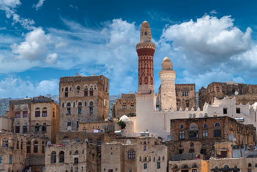 A view of Jiblah town in Yemen.