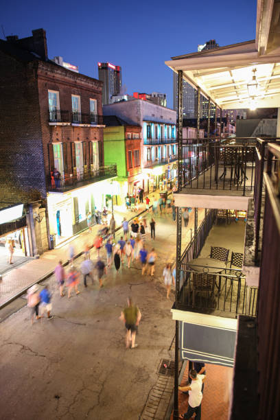 istock View of Bourbon st from above 1334923215