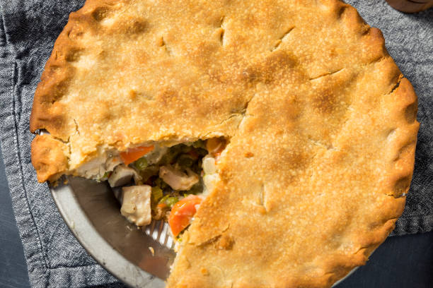 istock Healthy Homemade Chicken Pot Pie 1334934052
