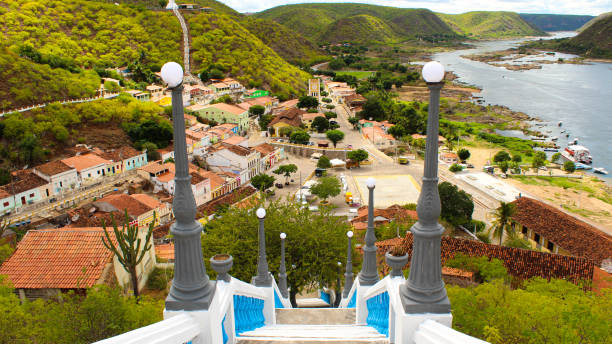 Viewpoint of Piranhas Town.