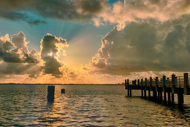 Beautiful sunrise in Fort Pierce