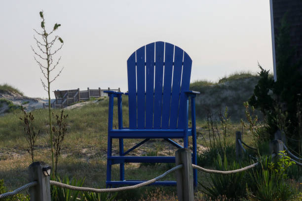istock Big blue rocking chair 1334942817