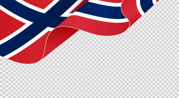 Waving flag of Norway isolated  on  or transparent  background,Symbol of Norway,template for banner,card,advertising ,promote, vector illustration top gold medal sport winner country Waving flag of Norway isolated  on  or transparent  background,Symbol of Norway,template for banner,card,advertising ,promote, vector illustration top gold medal sport winner country norwegian flag stock illustrations