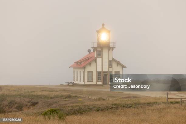 Point Cabrillo Lighthouse Stock Photo - Download Image Now - Adventure, Architecture, Beach