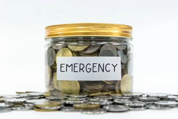 Photo of Saving for emergency concept.