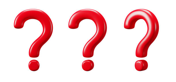 istock Set of Question mark isolated on white background with clipping path 1334955824
