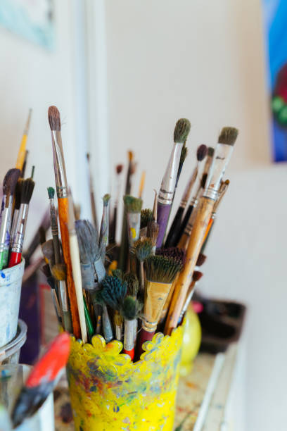 istock A lot of various brushes in the art studio 1334982840
